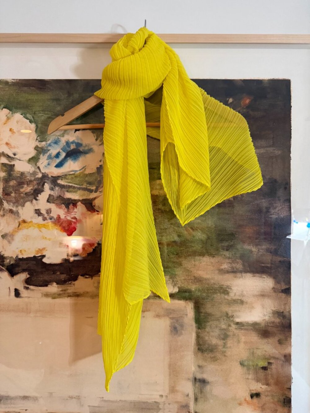 Issey Miyake Zig Zag scarf